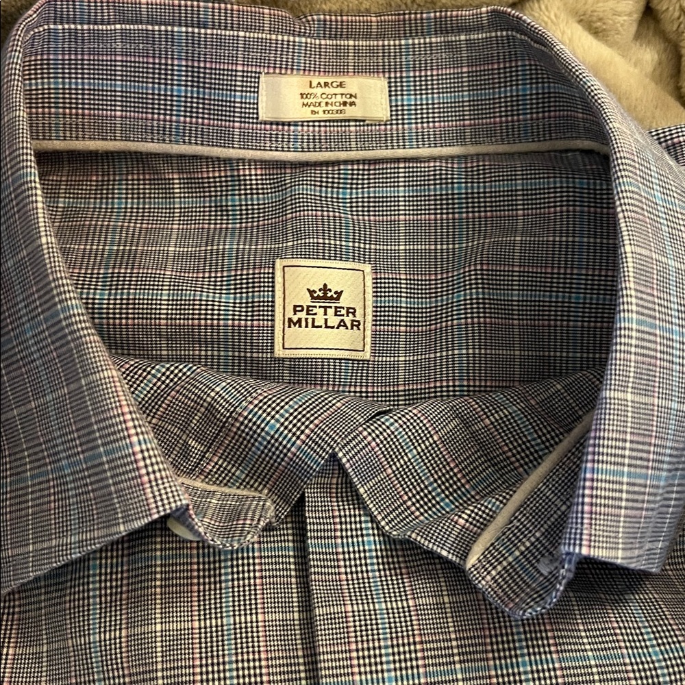 6 Peter Millar Button Down Shirts. Large - image 2